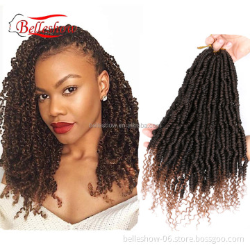 Hot sell Bomb Twist Afro Spring Twist Hair 2021 New Trendy Wholesale Price bomb twist crochet hair braids